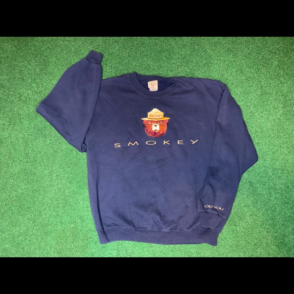 Vtg. Smokey the Bear Pullover